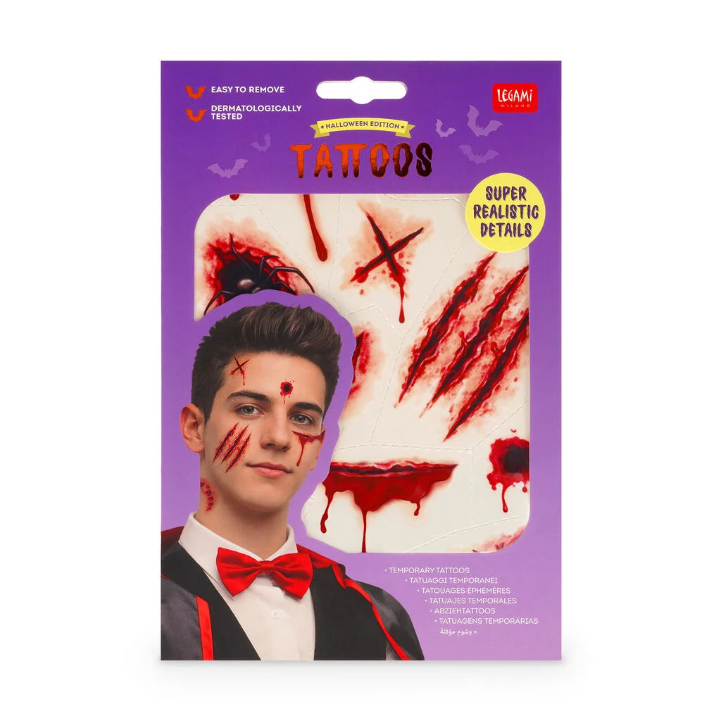 Legami - HALLOWEEN EDITION - Temporary Face & Body Tattoos