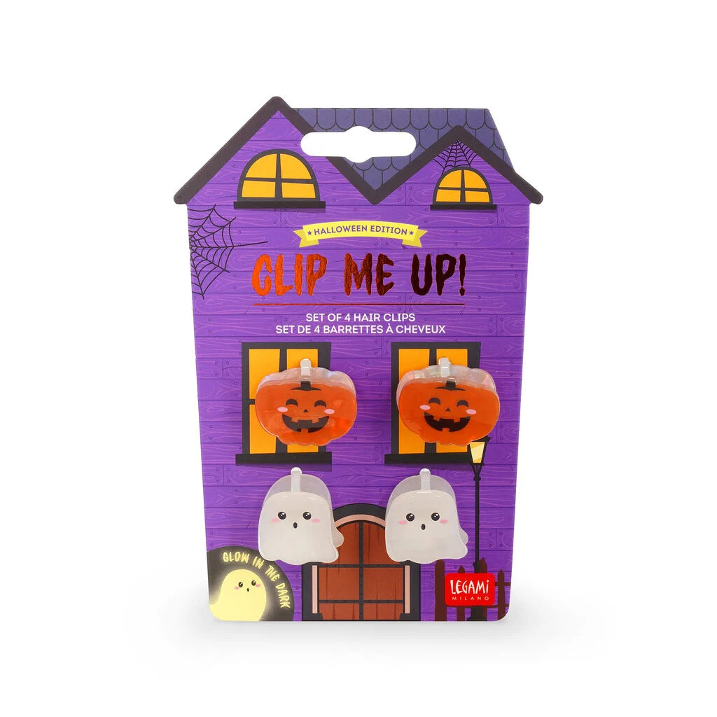 Legami - HALLOWEEN EDITION - Mini Hair Clips A Set Of 4pcs - Clip Me Up!
