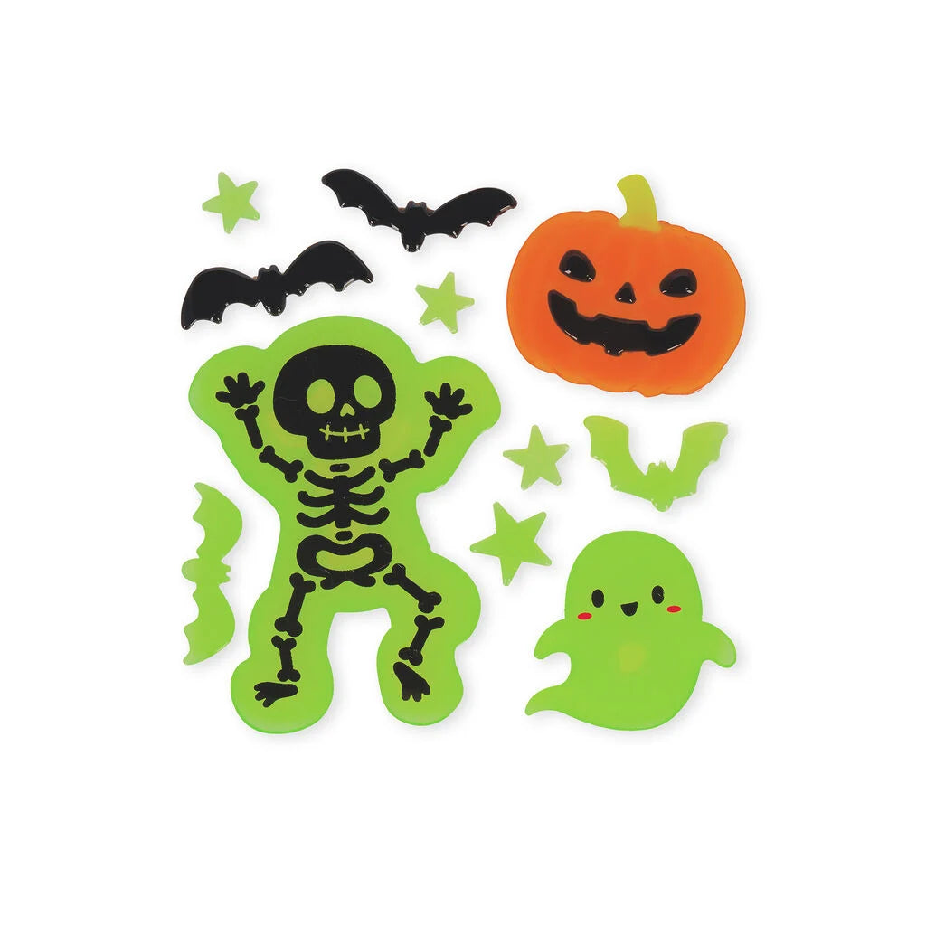 Legami - HALLOWEEN EDITION - Gel Window Stickers A Set Of 11pcs - Window-Glow