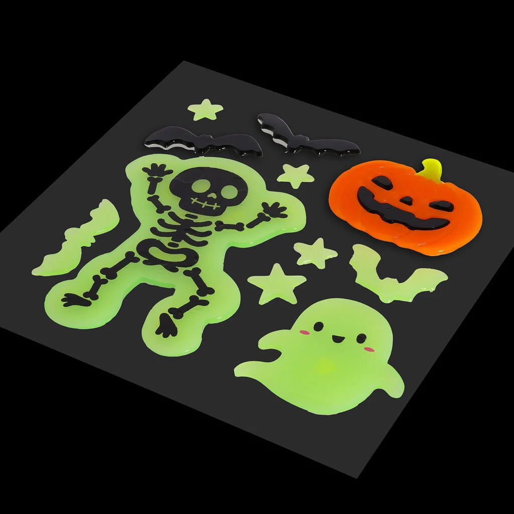 Legami - HALLOWEEN EDITION - Gel Window Stickers A Set Of 11pcs - Window-Glow