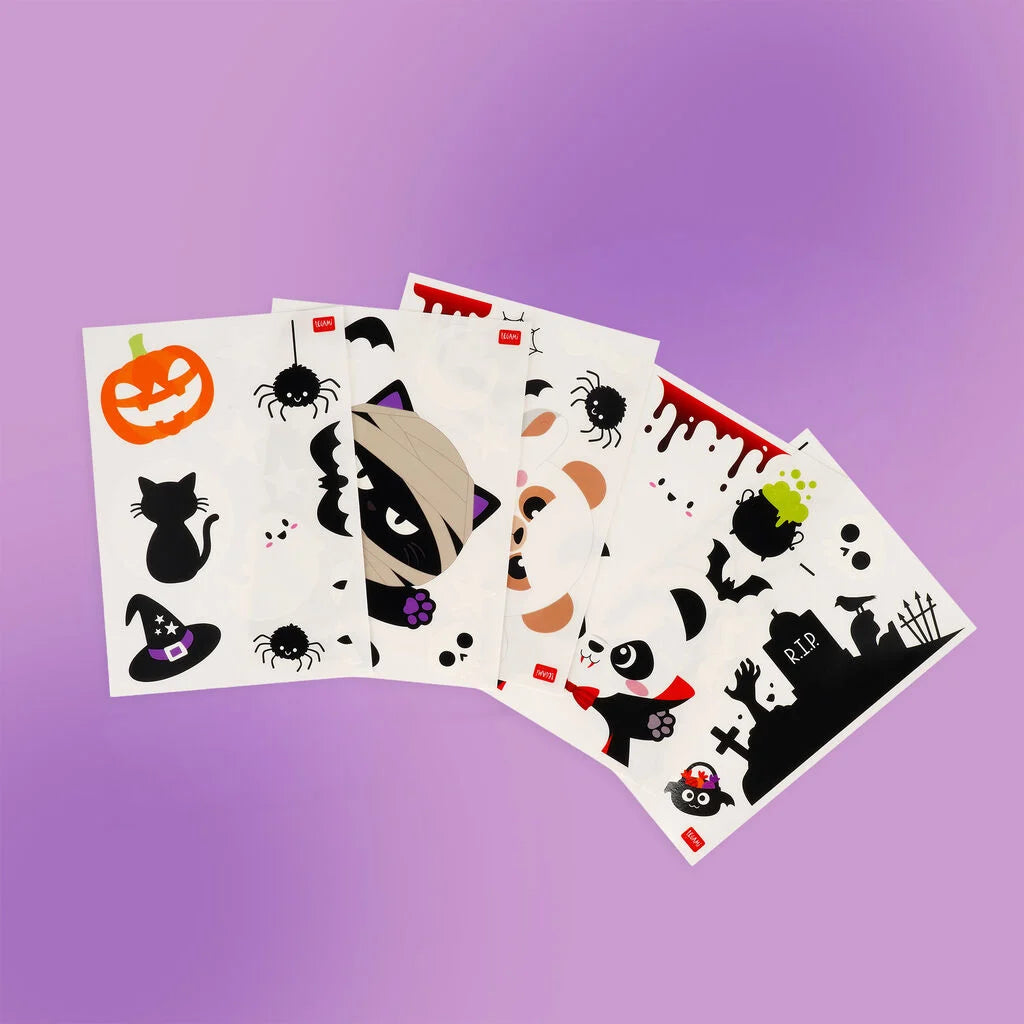 Legami - HALLOWEEN EDITION - Static-Cling Window Stickers A Set Of 40pcs - Windo-Wow