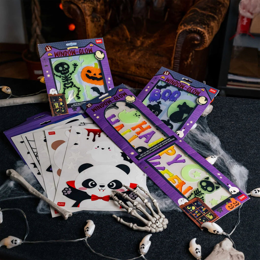 Legami - HALLOWEEN EDITION - Static-Cling Window Stickers A Set Of 40pcs - Windo-Wow