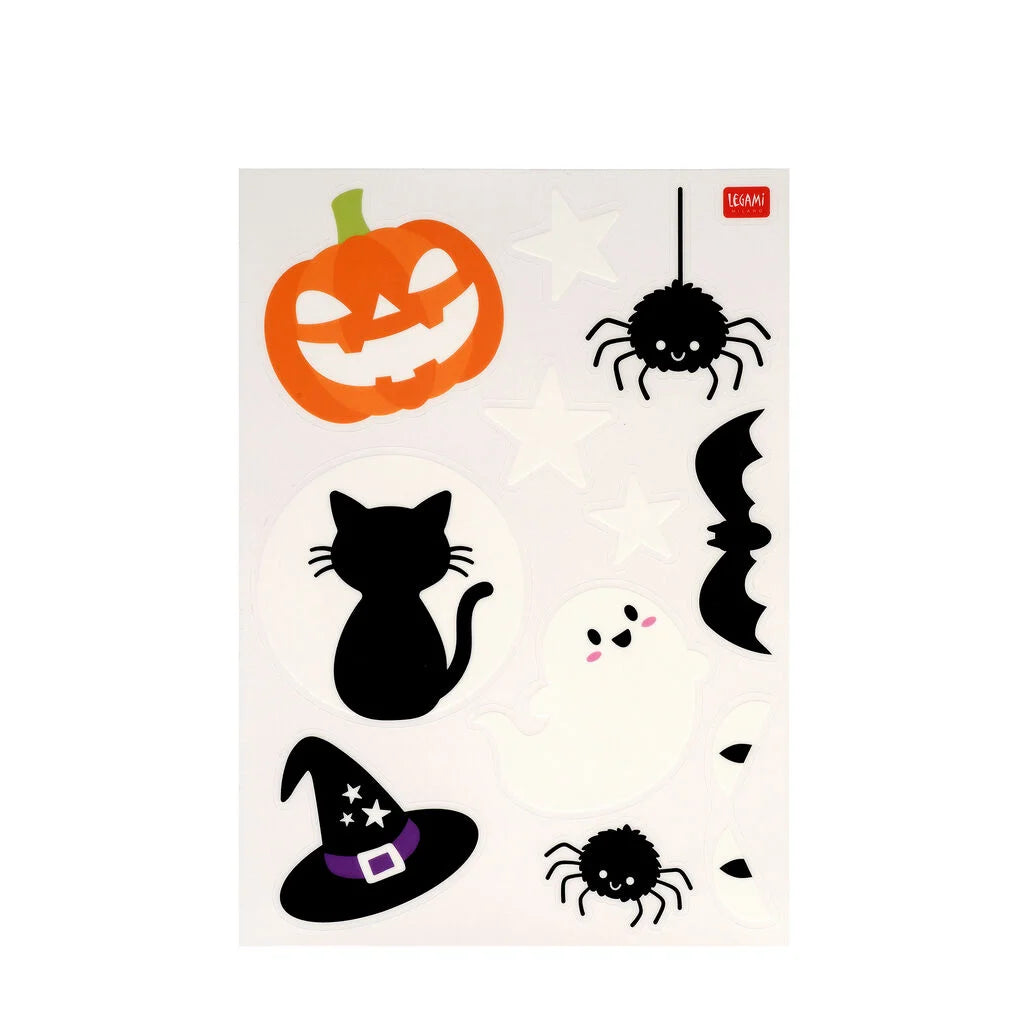 Legami - HALLOWEEN EDITION - Static-Cling Window Stickers A Set Of 40pcs - Windo-Wow