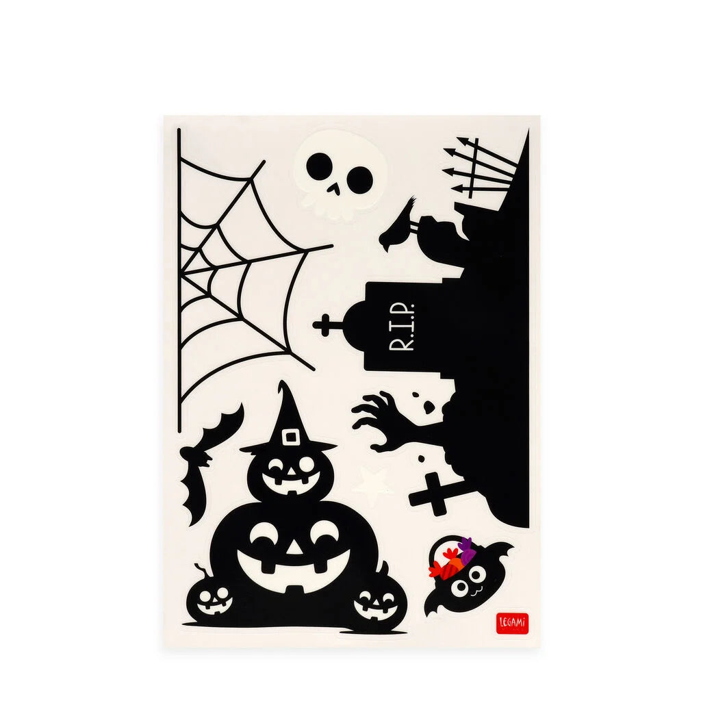 Legami - HALLOWEEN EDITION - Static-Cling Window Stickers A Set Of 40pcs - Windo-Wow