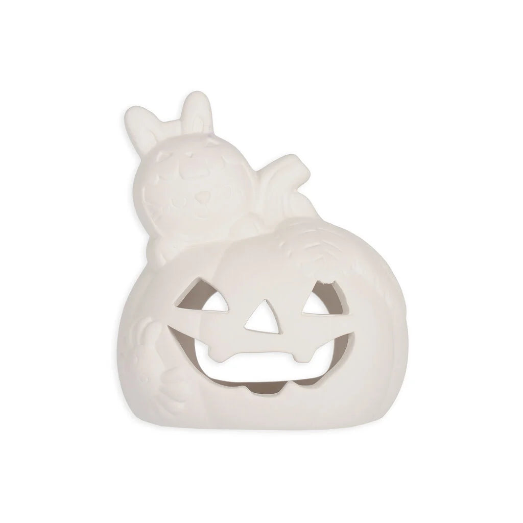 Legami - HALLOWEEN EDITION - Halloween Candle-Holder Decoration Kit - Paint Your Halloween - Bunny