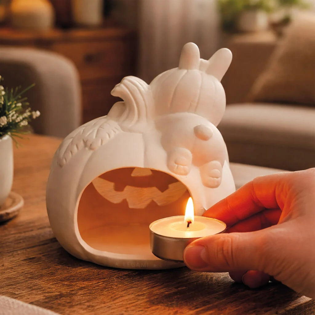 Legami - HALLOWEEN EDITION - Halloween Candle-Holder Decoration Kit - Paint Your Halloween - Bunny
