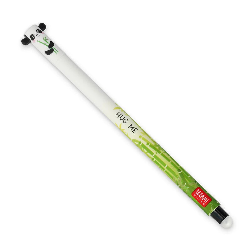 Legami Erasable Gel Pen 0.7mm Black Ink - Panda