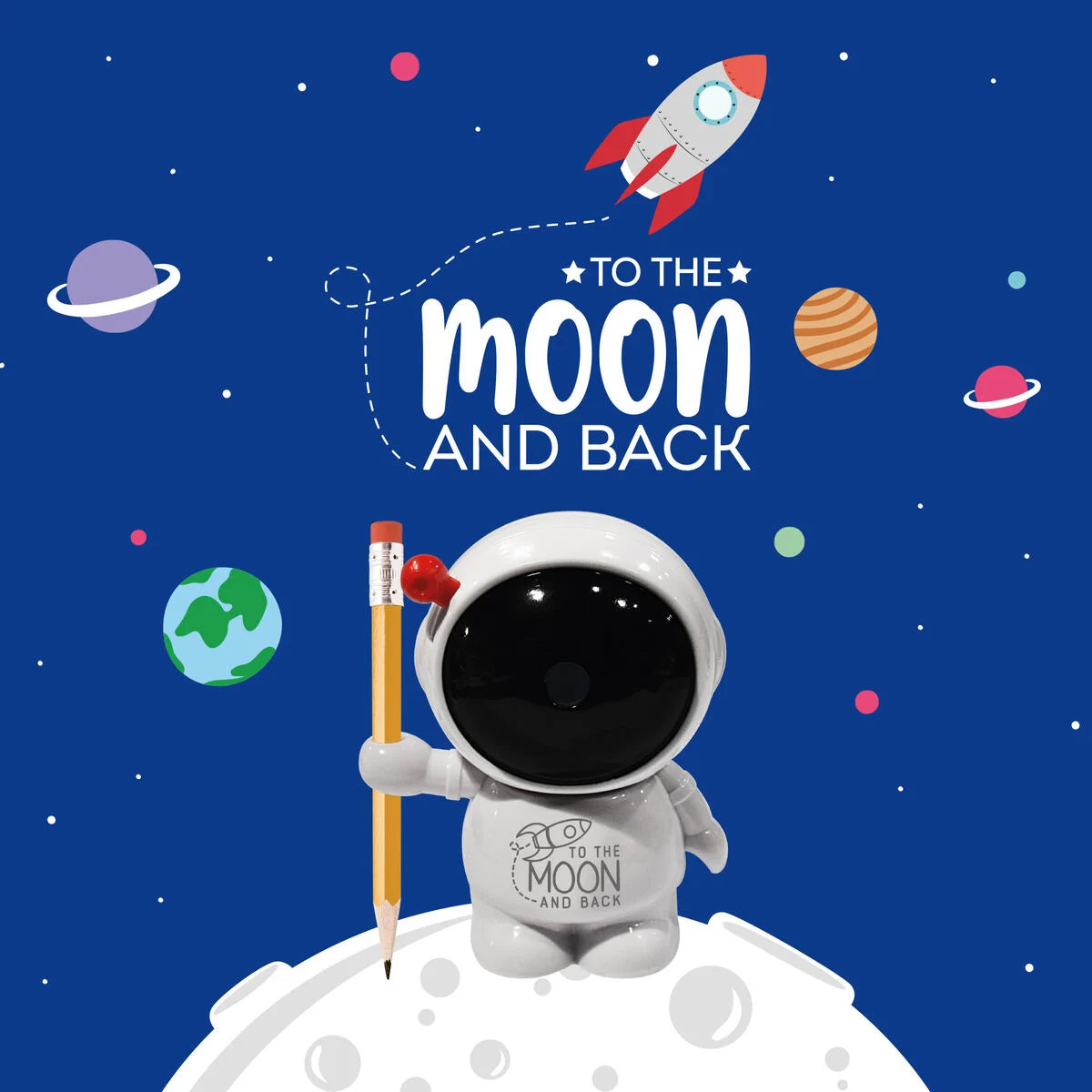 Legami To The Moon And Back Pencil sharpener - Astronaut