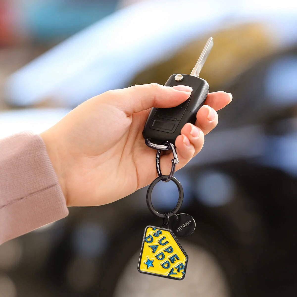 Legami Enamel Key Ring - What A Key Ring! - Supper Daddy