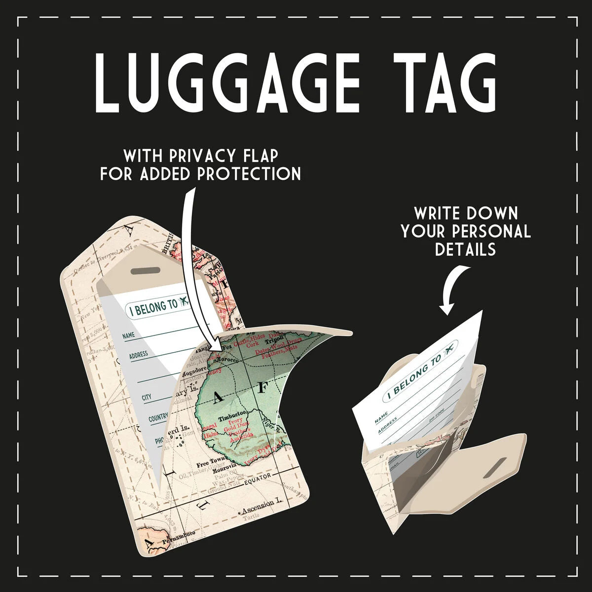 Legami Luggage Tag - Travel