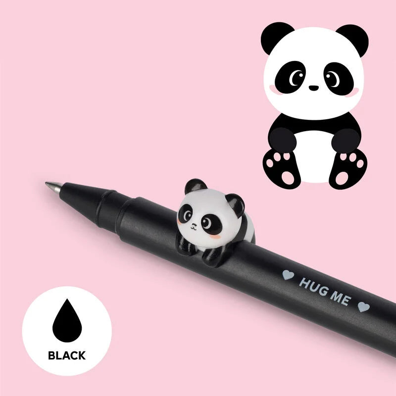 Legami Lovely Friends Gel Pen 0.5mm Black Ink - Panda