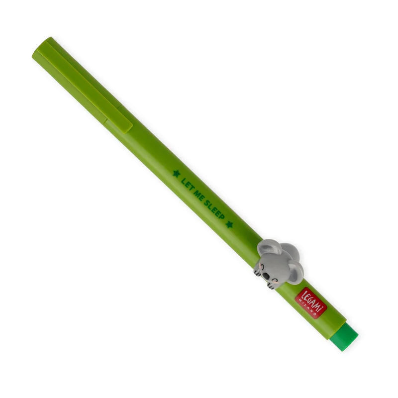 Legami Lovely Friends Gel Pen 0.5mm Green Ink - Koala