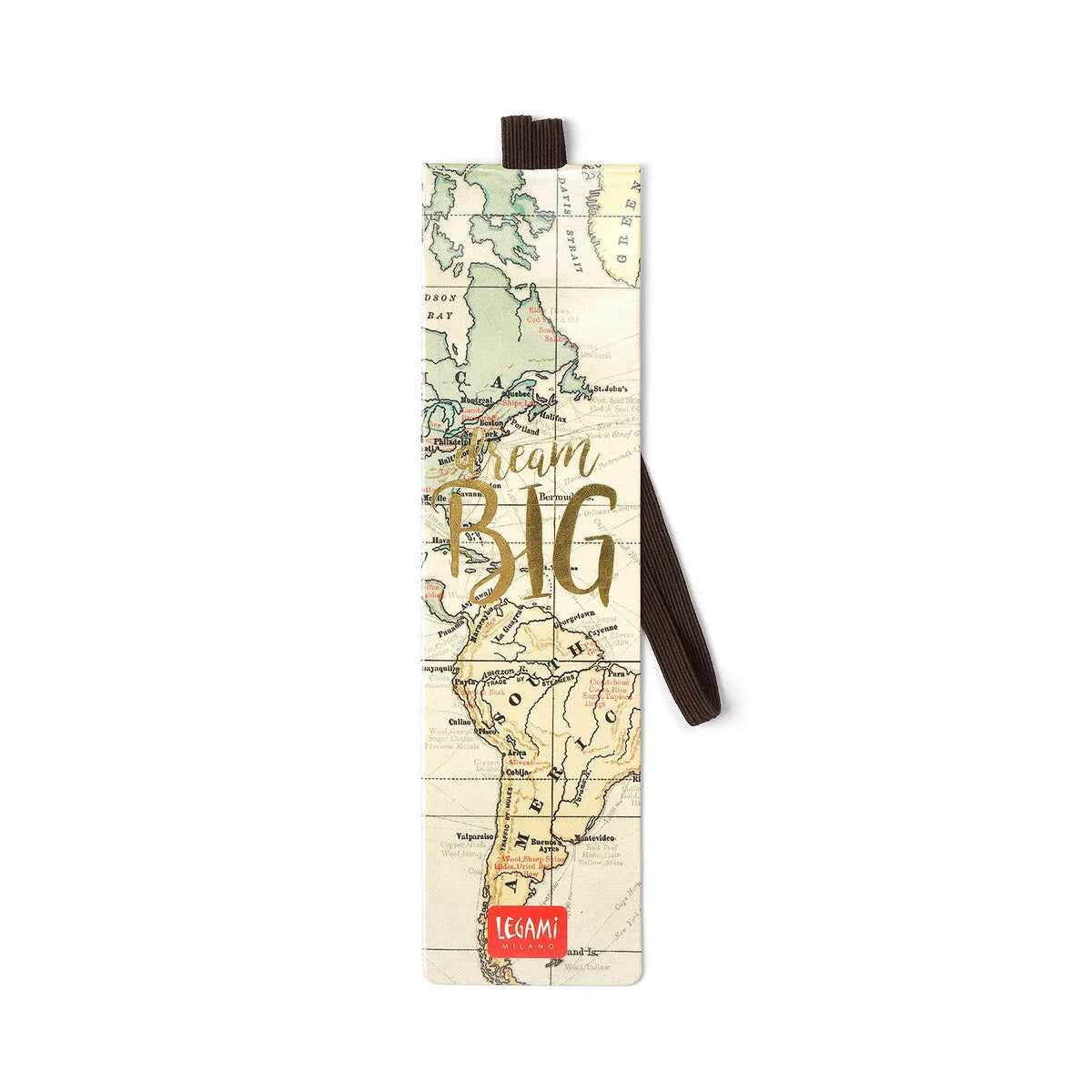 Legami Bookmark With Elastic Band - Travel