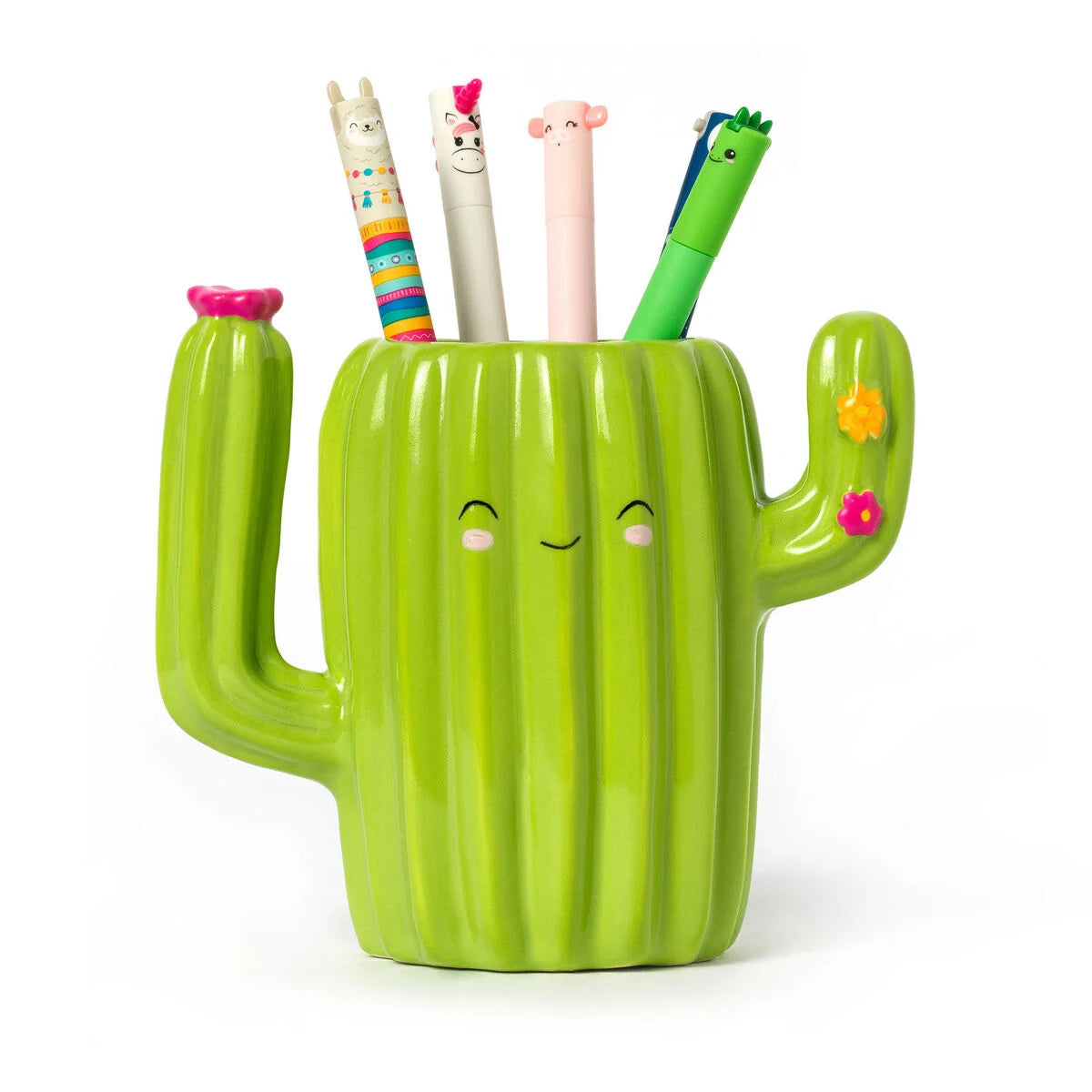 Legami Ceramic Pen Holder - Desk Friends Cactus