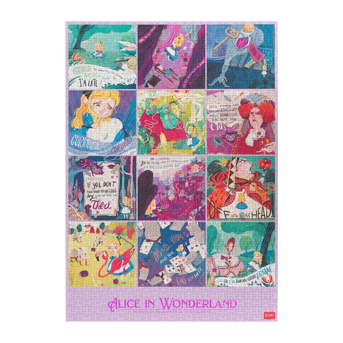 Legami 1000 Piece Puzzle - Alice In Wonderland