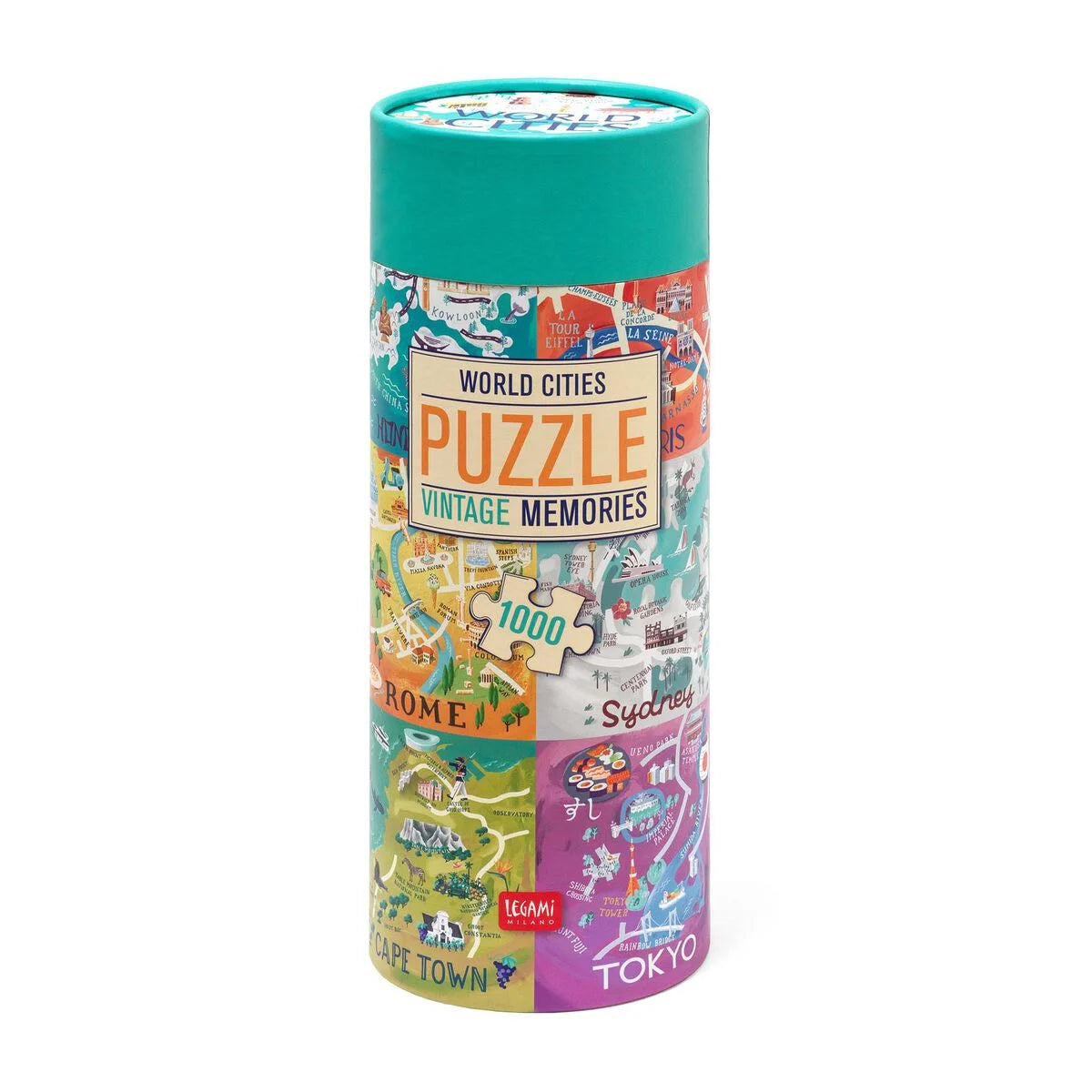 Legami 1000 Piece Puzzle - Cities