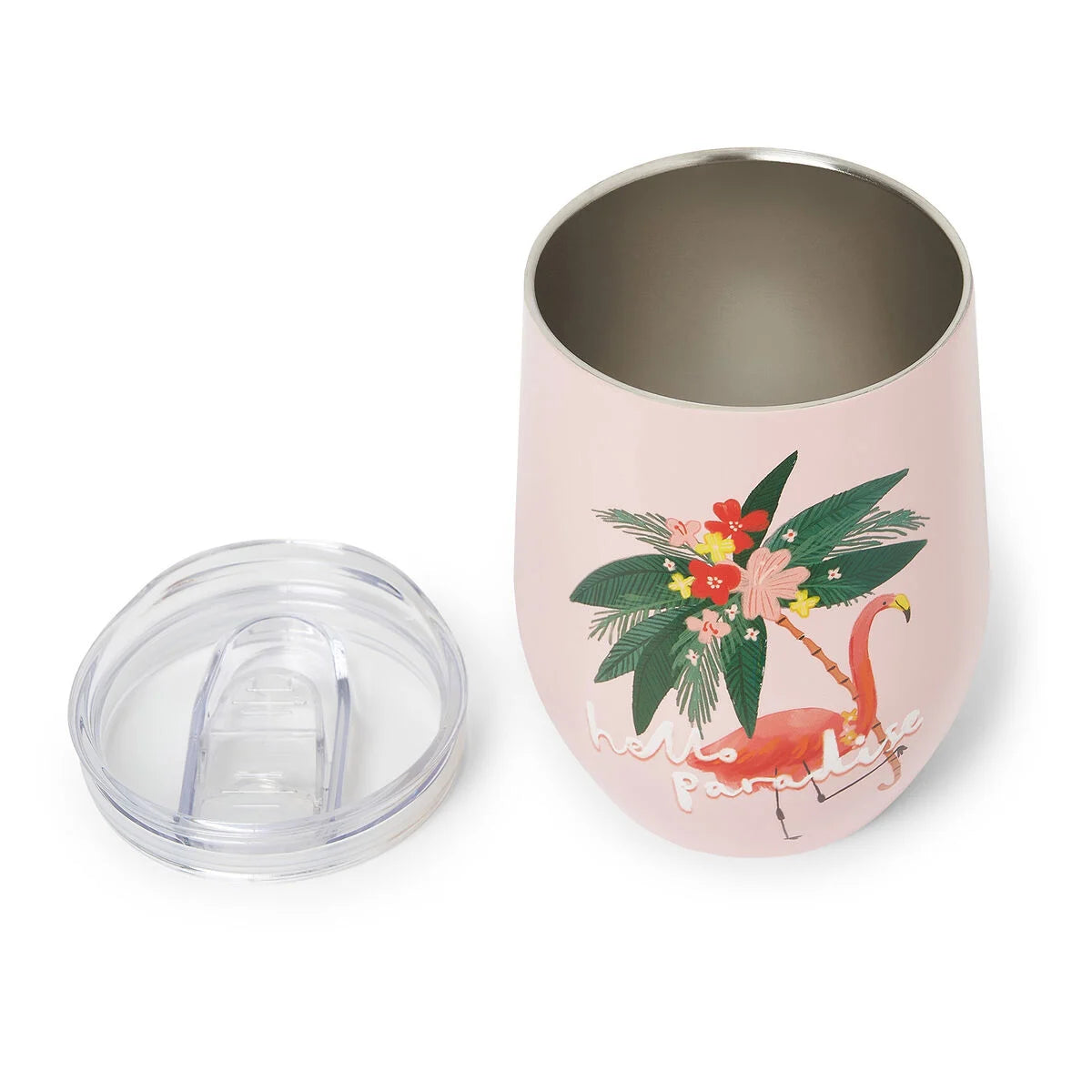 Legami Vacuum Tumbler 325ml - Hot & Cold - Flamingo