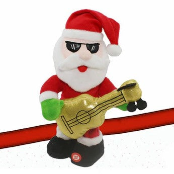 Santa Claus With Movement And Music 30cm