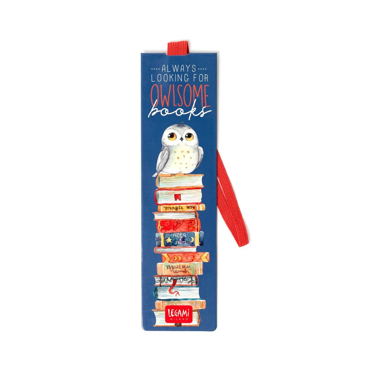 Legami Bookmark With Elastic Band - Owl