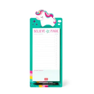 Magnetic Notepad - Don't Forget - Unicorn (26x11cm)