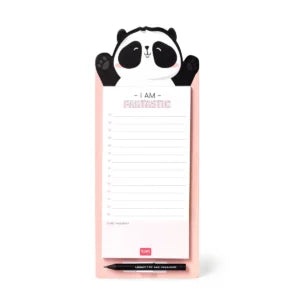 Magnetic Notepad - Don't Forget - Panda (26x11cm)