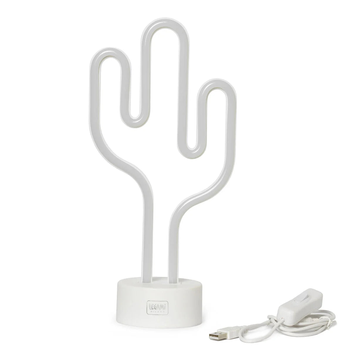 Legami Neon Effect Led Lamp - It's A Sign - Cactus