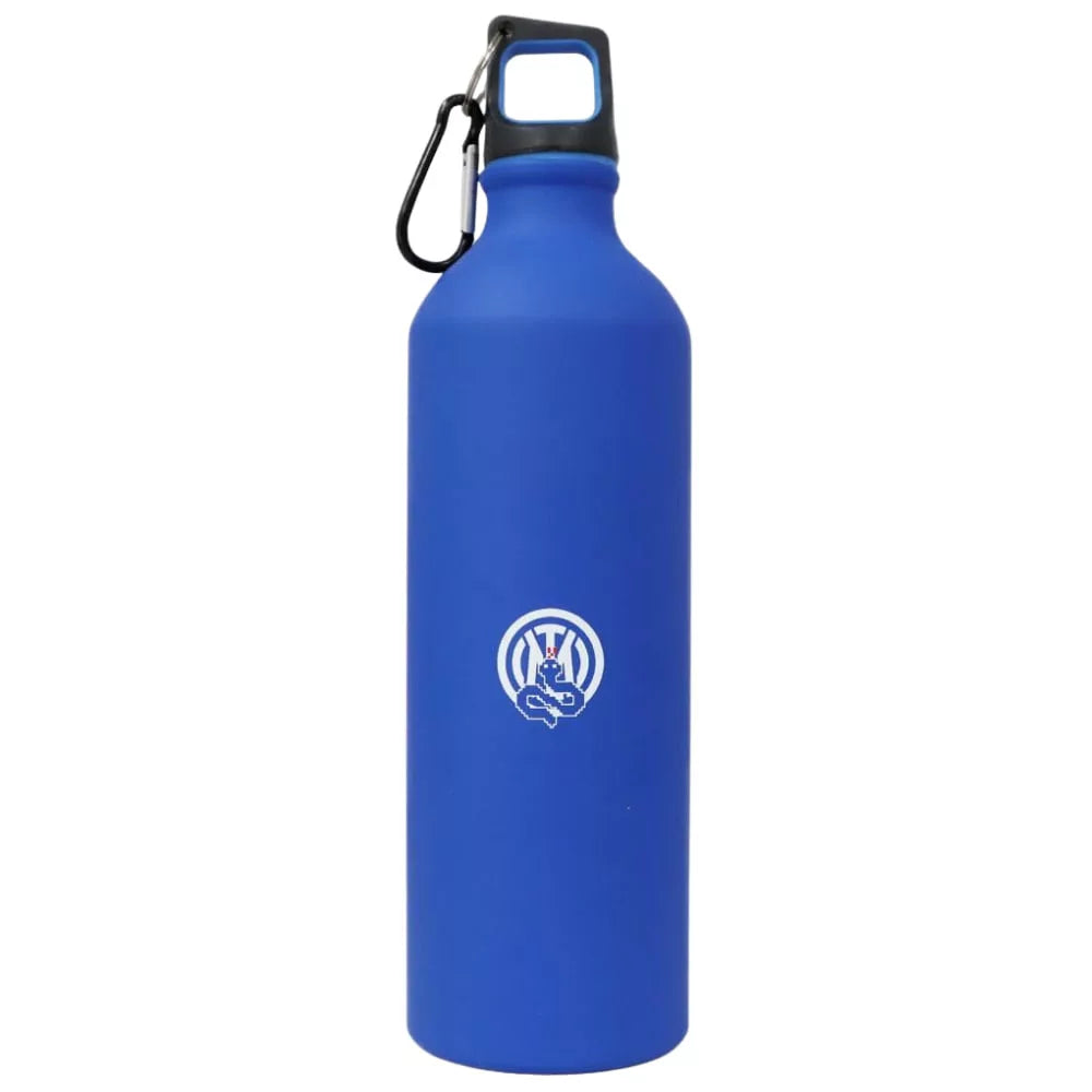 Inter FC Aluminium Water Bottle With Carabiner 800ml