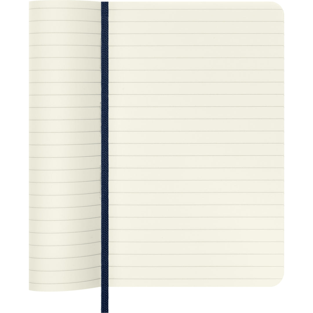 Pocket Moleskine Classic Collection - Soft Cover Ruled Notebook - Sapphire Blue