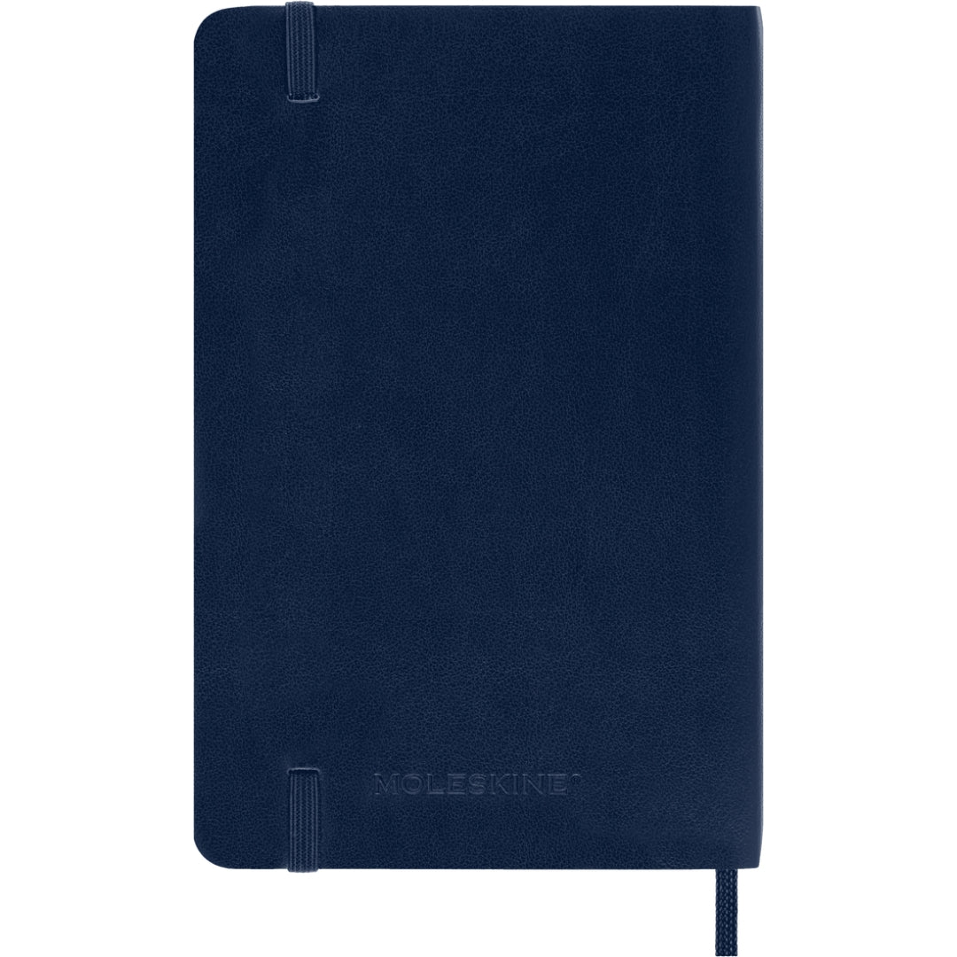 Pocket Moleskine Classic Collection - Soft Cover Ruled Notebook - Sapphire Blue