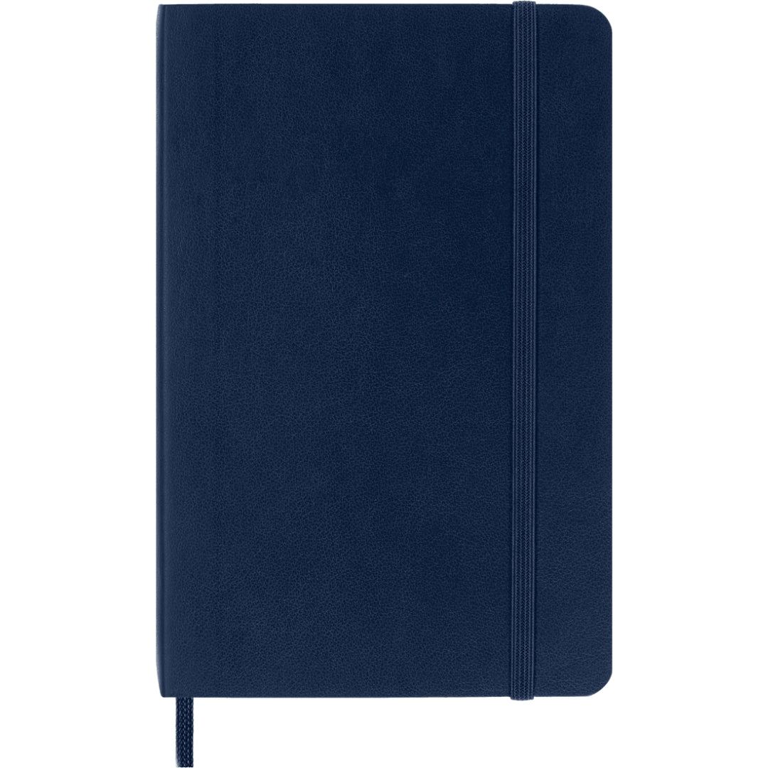 Pocket Moleskine Classic Collection - Soft Cover Ruled Notebook - Sapphire Blue