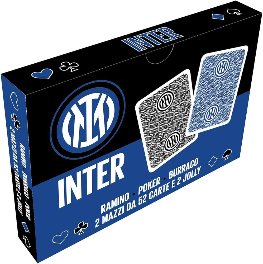 Football Poker Cards Inter 52 Cards