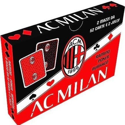 Football Poker Cards Ac Milan 52 Cards