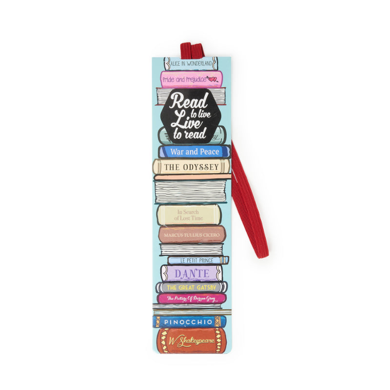 Legami Bookmark With Elastic Band - Book Lover