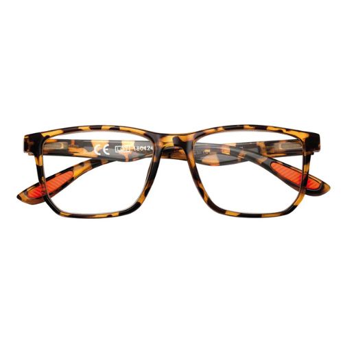 Zippo Reading Glasses +1.50 - 31Z-G8-DEM150 - Leopard With Orange Rubber