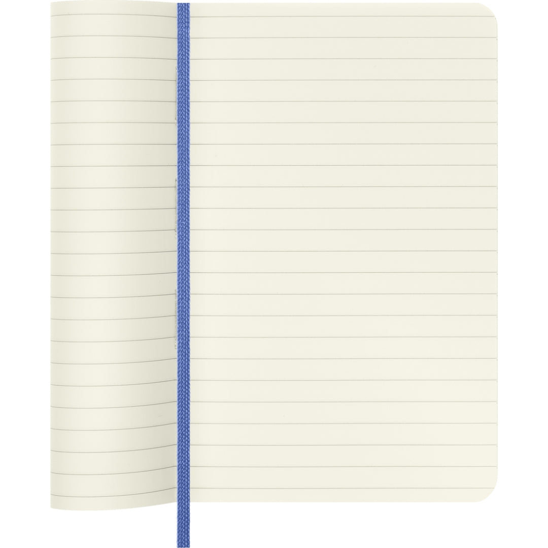 Pocket Moleskine Classic Collection - Soft Cover Ruled Notebook - Hydrangea Blue