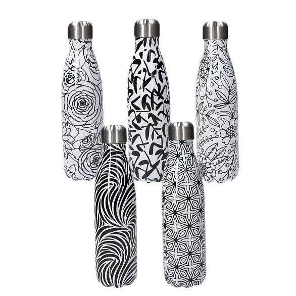 Stainless Steel Bottle With Double Wall 500ml - Tattoo x 1pc Assortment