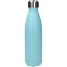 Natural Love Stainless Steel Bottle With Double Wall 500ml - Blue Tiffany