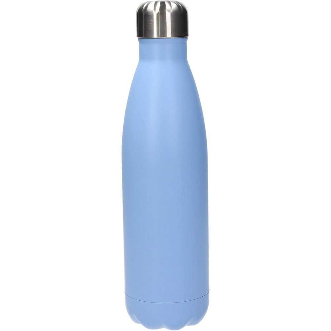 Natural Love Stainless Steel Bottle With Double Wall 500ml - Blue Indigo