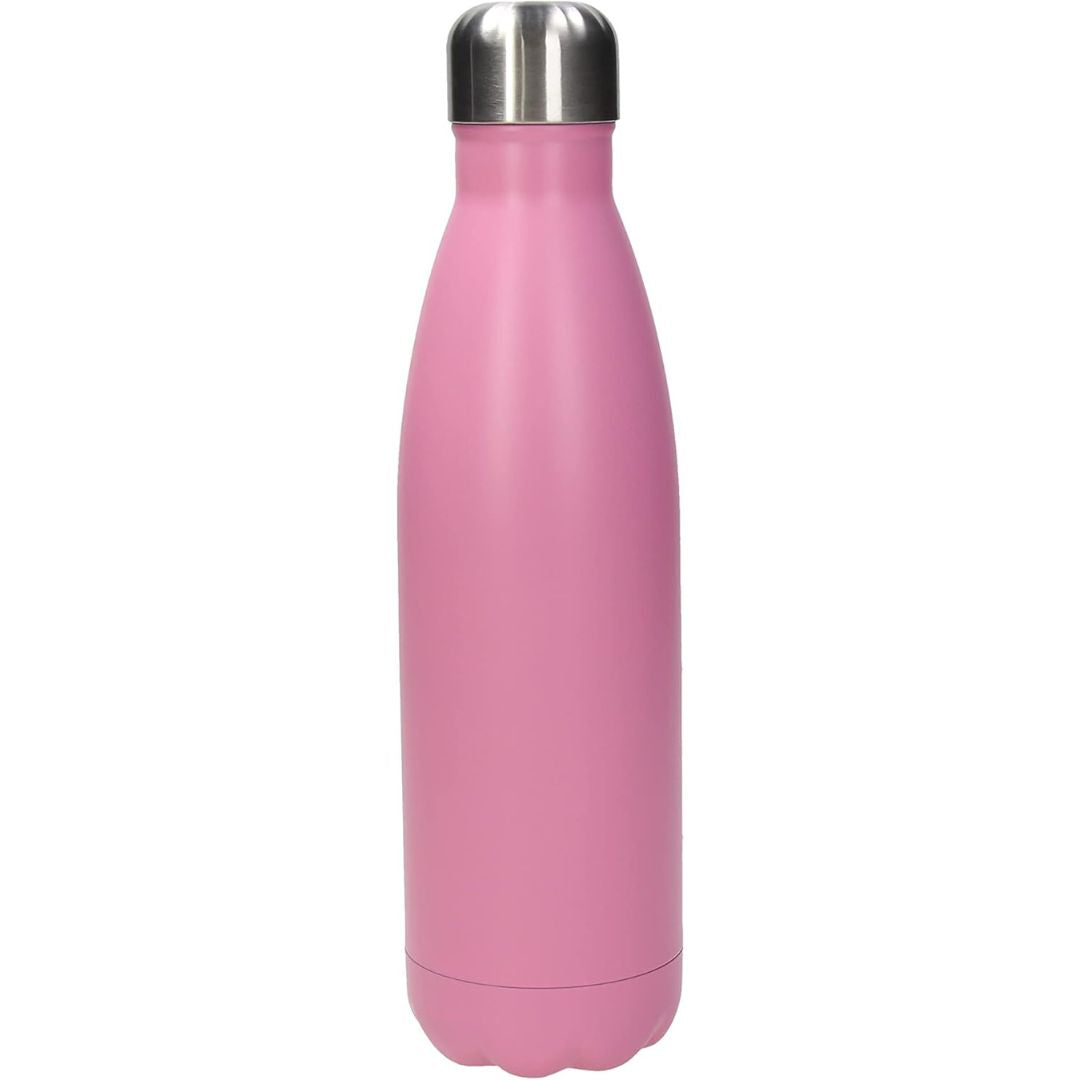 Natural Love Stainless Steel Bottle With Double Wall 500ml - Pink