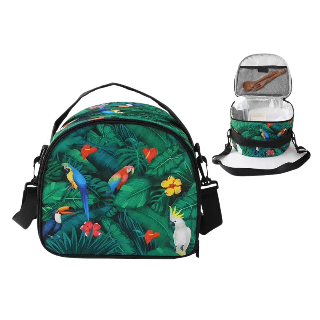 iDrink Lunch Bag - Tropical Birds