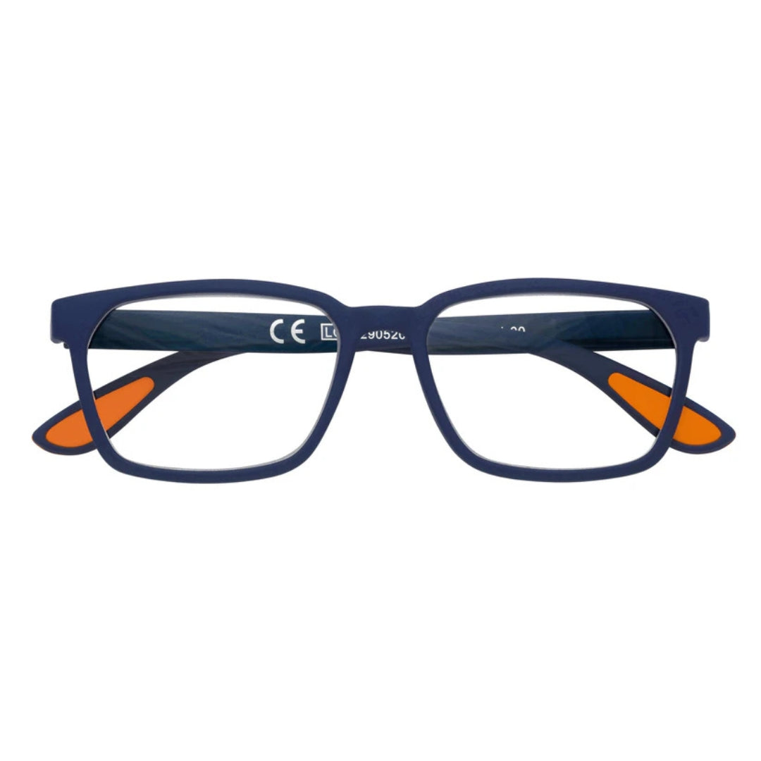 Zippo Reading Glasses +3.00 - 31Z-PR80-300 - Blue With Orange Rubber