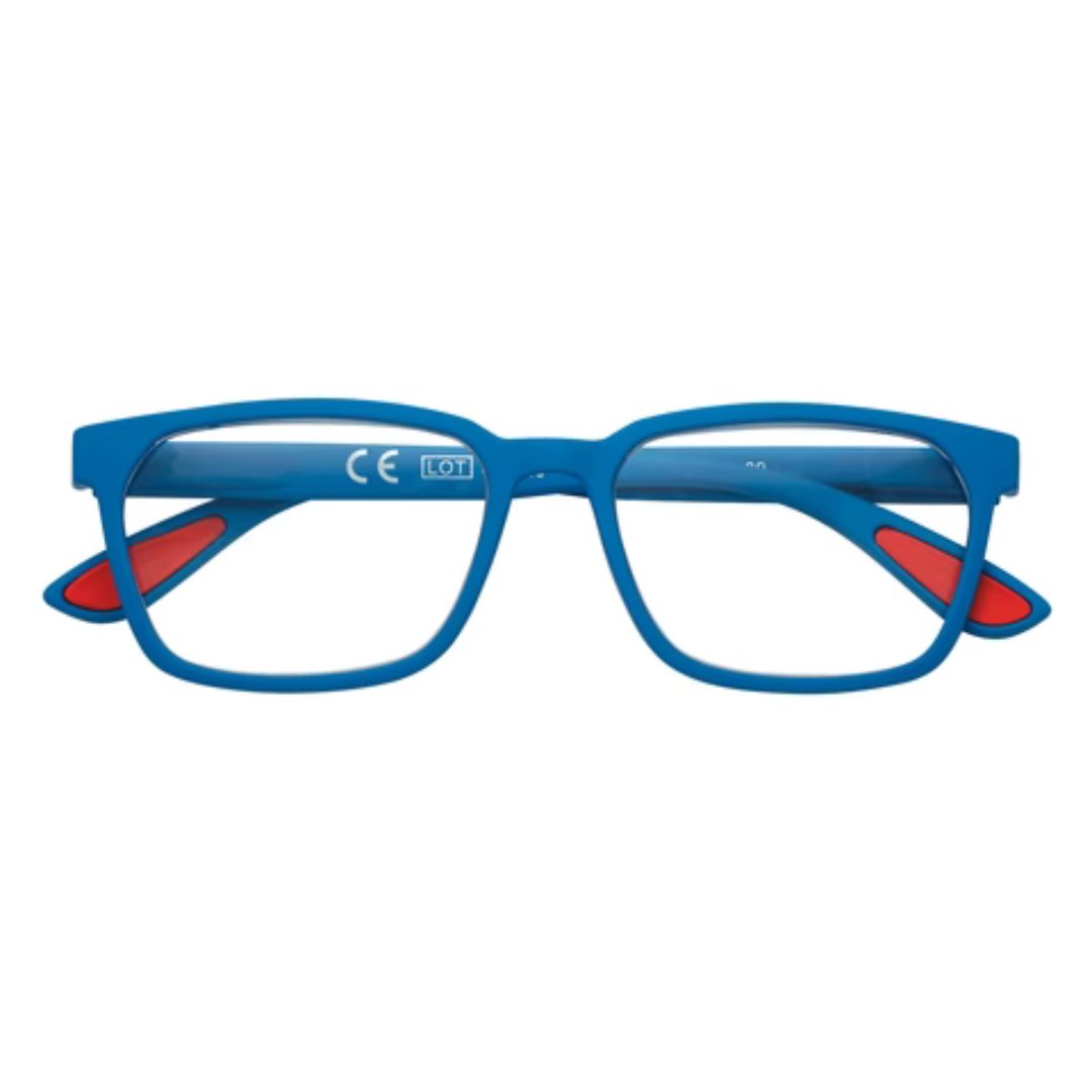 Zippo Reading Glasses +1.00 - 31Z-PR107-100 - Light Blue With Red Rubber