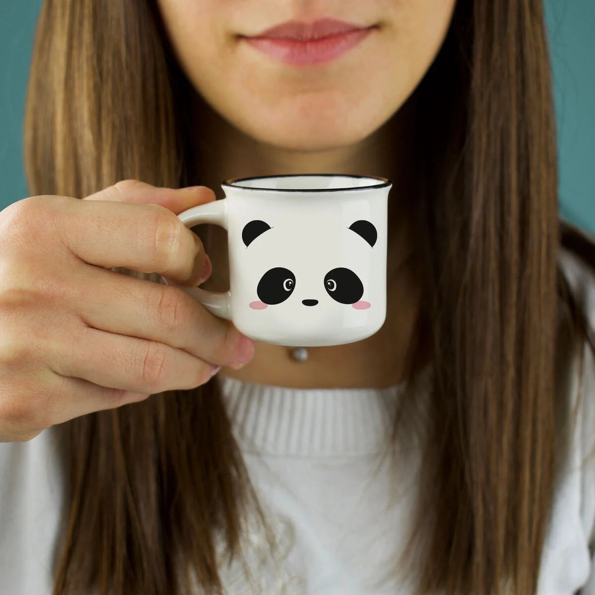 Legami Coffee Mugs A Set Of 2pcs - Espresso For Two - Panda