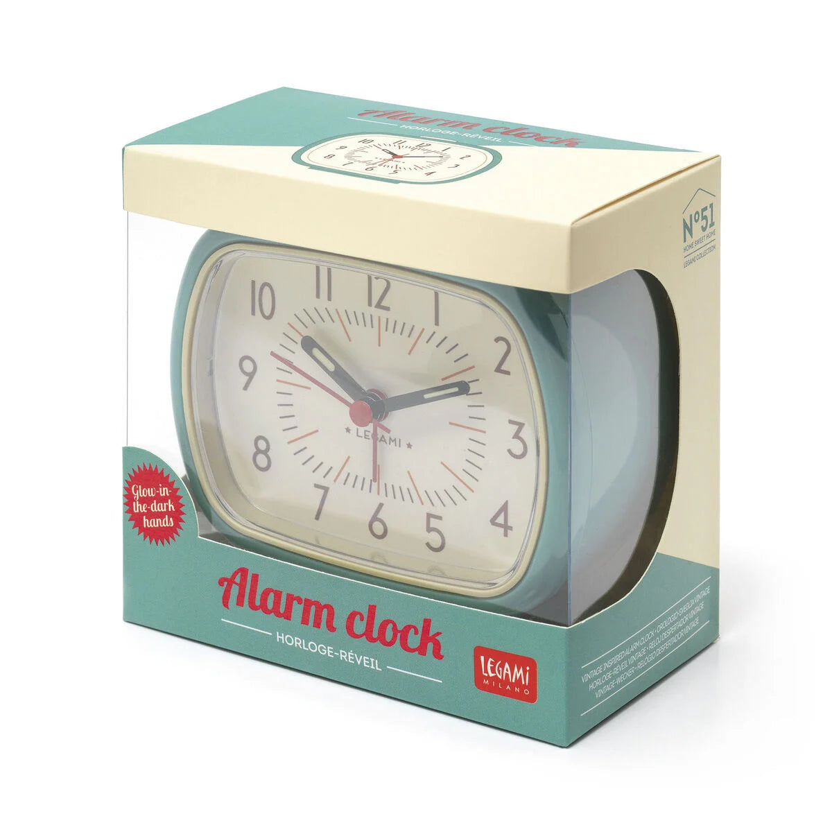 Legami Vintage Alarm Clock - Acqua