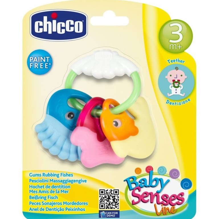 Chicco Gums Rubbing Fishes 3-18m