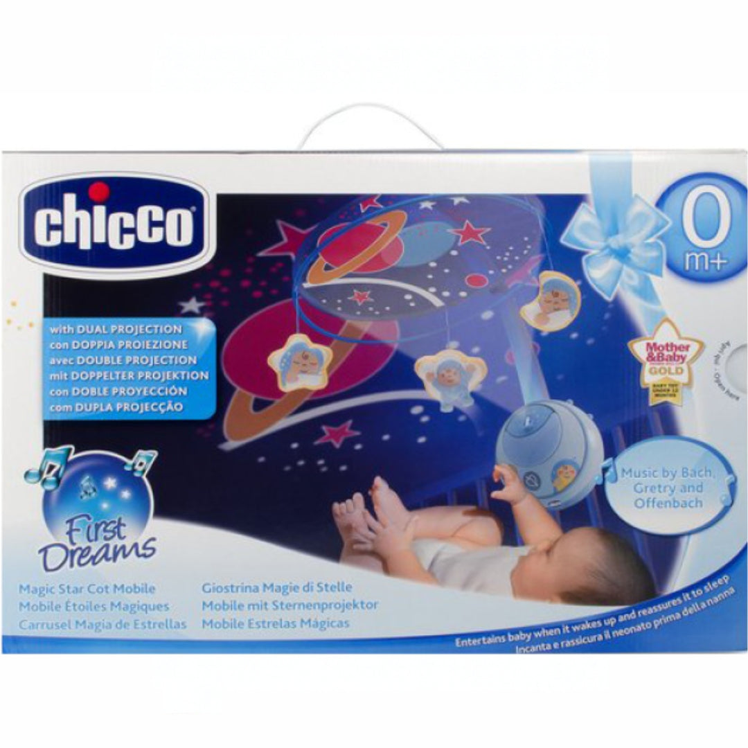 Chicco - First Dreams - Magic Star Cot Mobile - Blue +0m