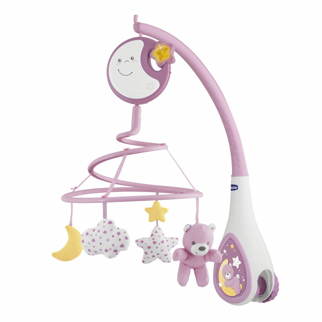 Chicco First Dreams Next2Dreams Carousel - Baby Pink +0m
