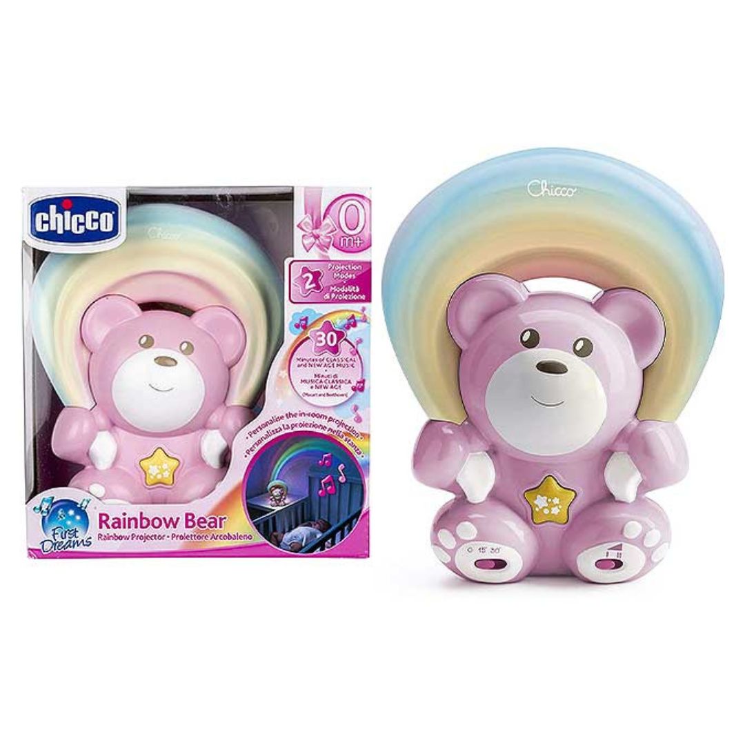 Chicco First Dreams Rainbow Bear - Pink