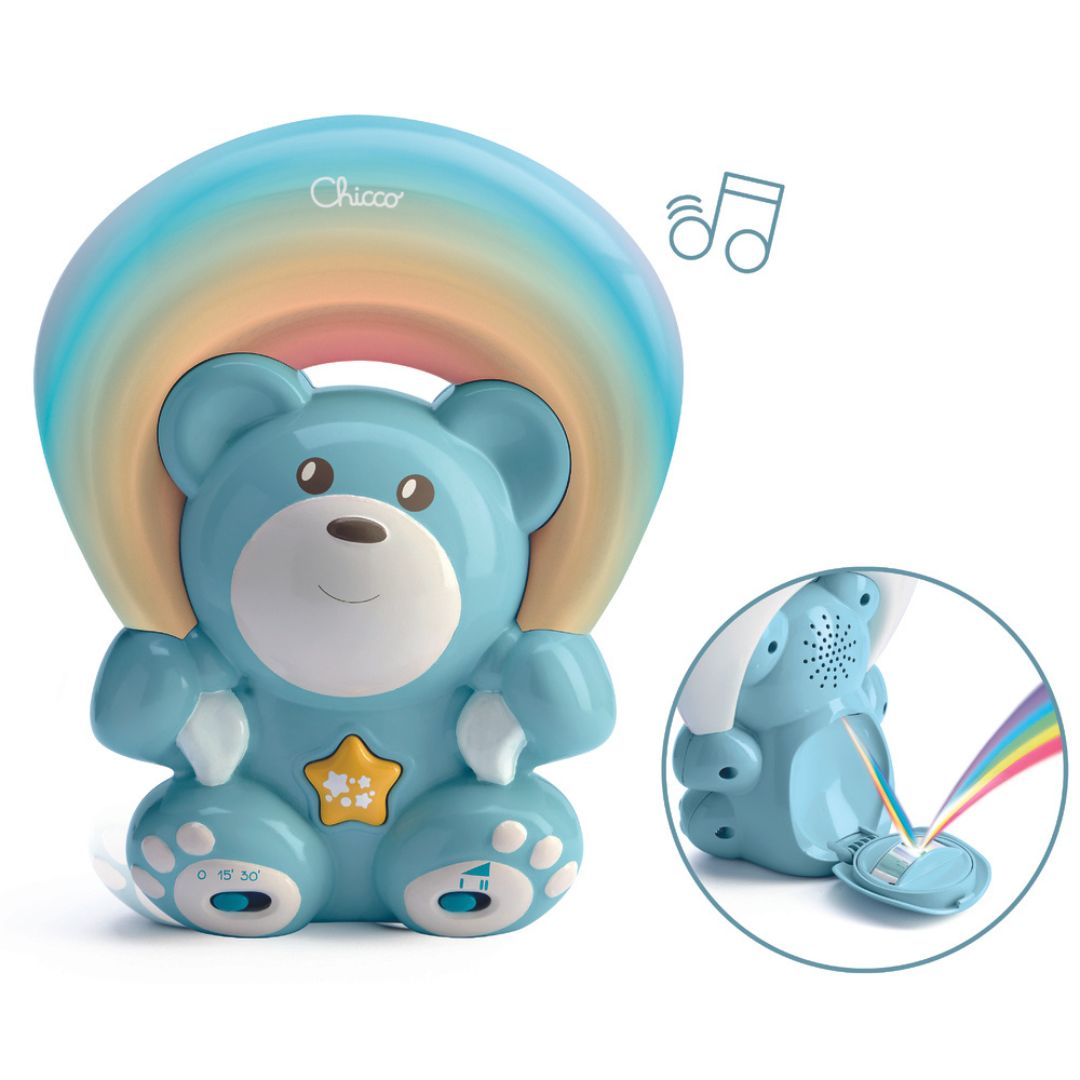 Chicco First Dreams Rainbow Bear - Blue