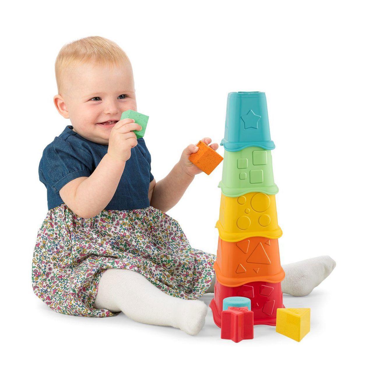 Chicco ECO+ 2 In 1 Stacking Cups 6-36m
